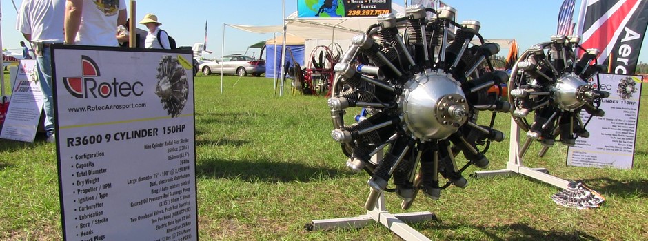Rotec Radial Aircraft Engine